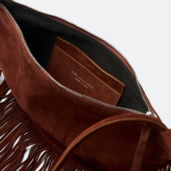 Freda Salvador’s Erika Fringe Crescent Handbag - Picture 2 of 3